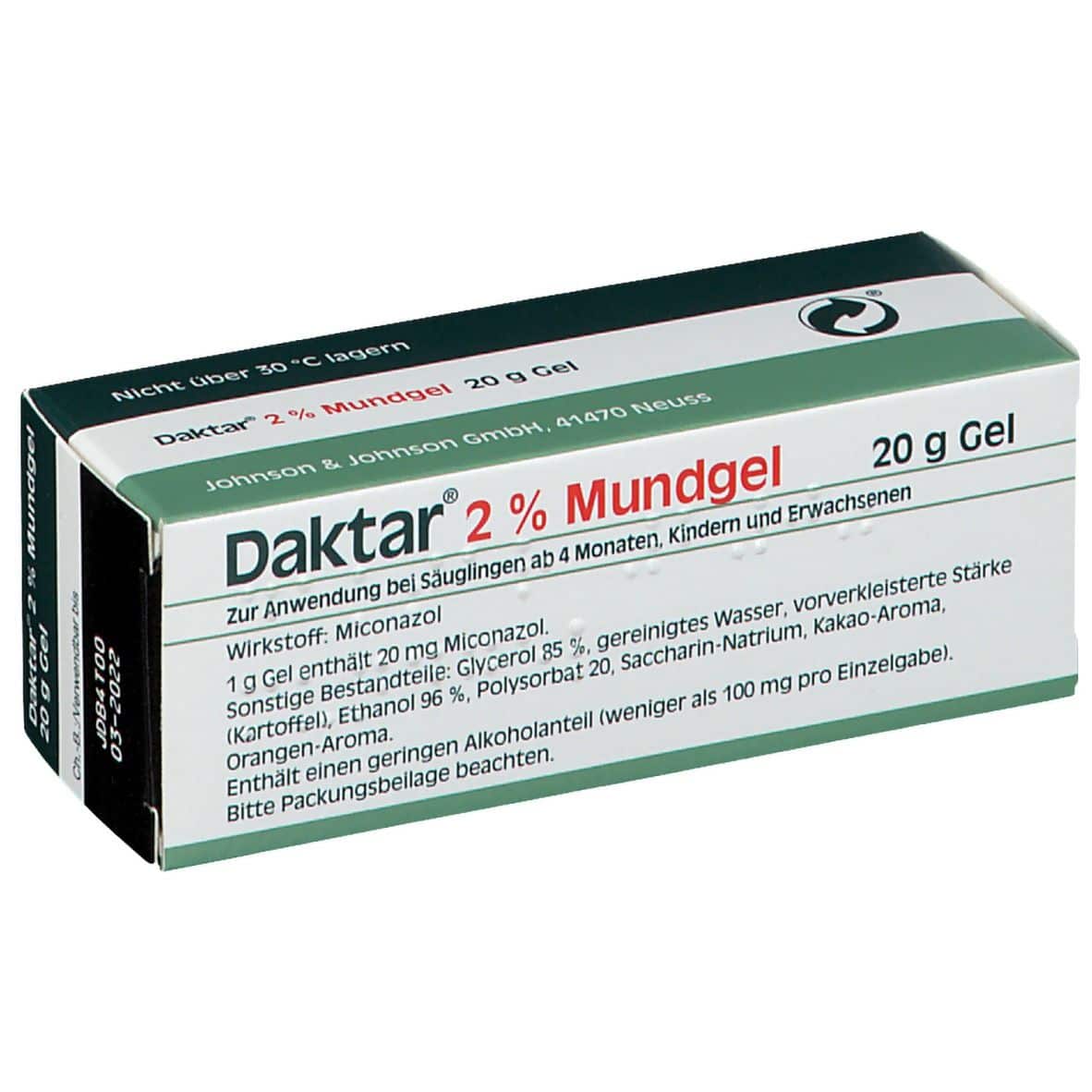 Daktar 2 % Mundgel